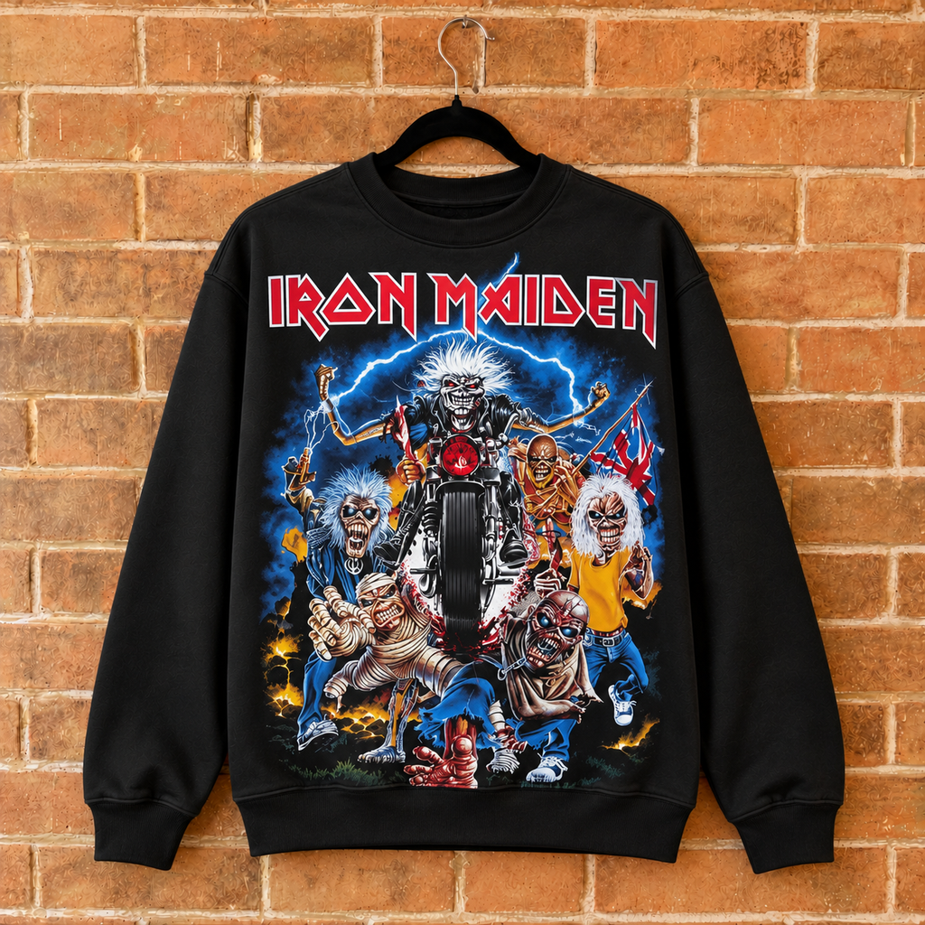 ♠ Iron Maiden Sweatshirt ✦ Iconic & Rare