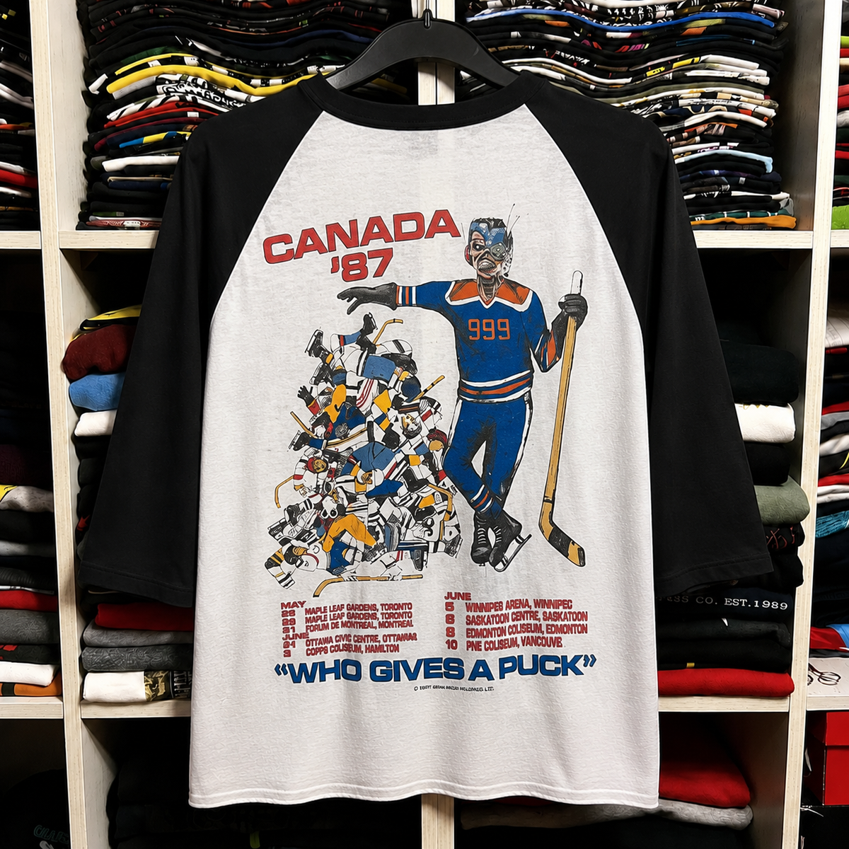 Vintage Iron Maiden Raglan T-Shirt