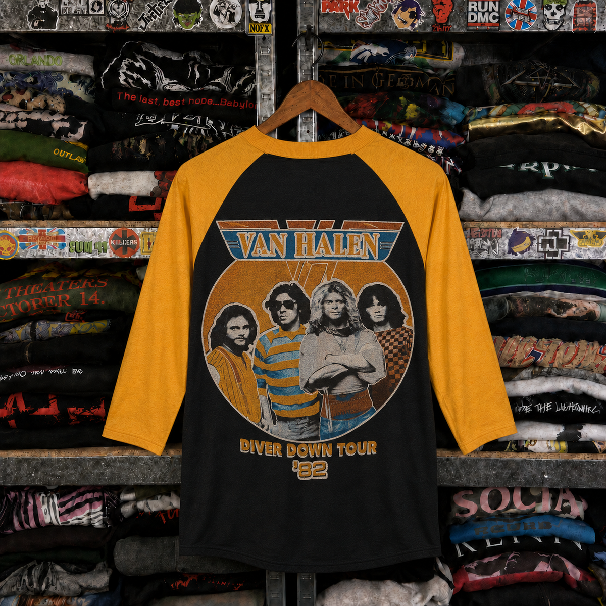 Vintage Van Halen Raglan T-Shirt