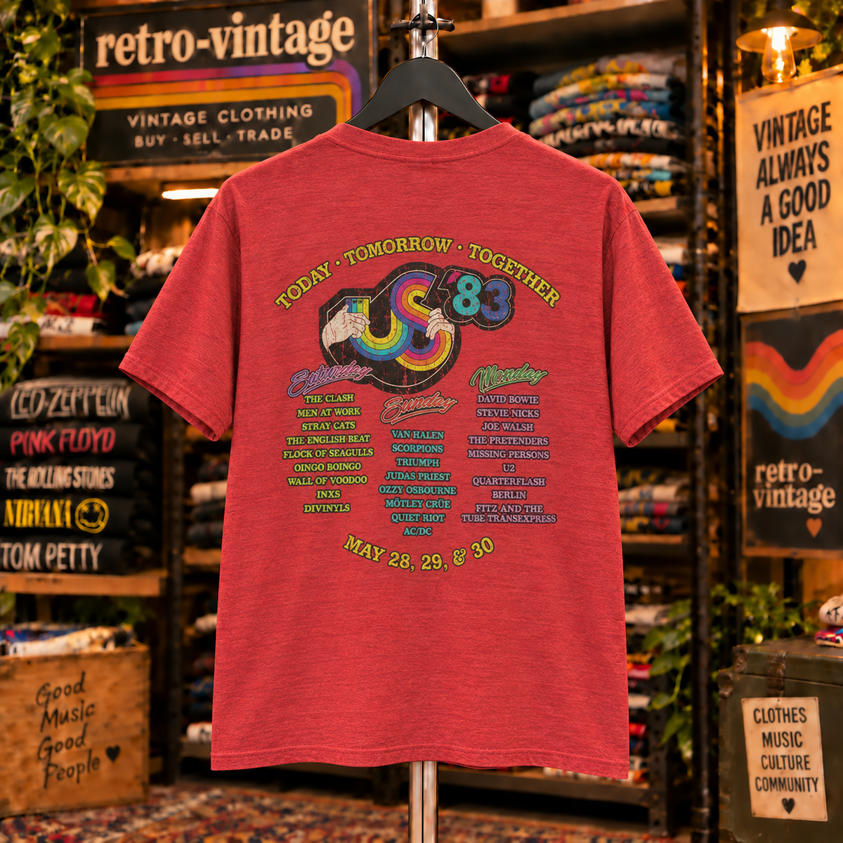 US Festival 1983 F/B Vintage T-Shirt