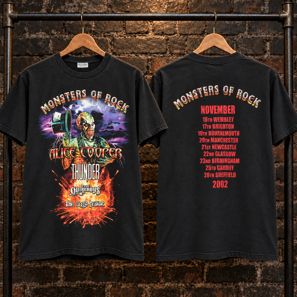 🔥 HOT PICK 🎸 Vintage Monsters of Rock T-Shirt ⚡ Rare Retro Rock Vibes
