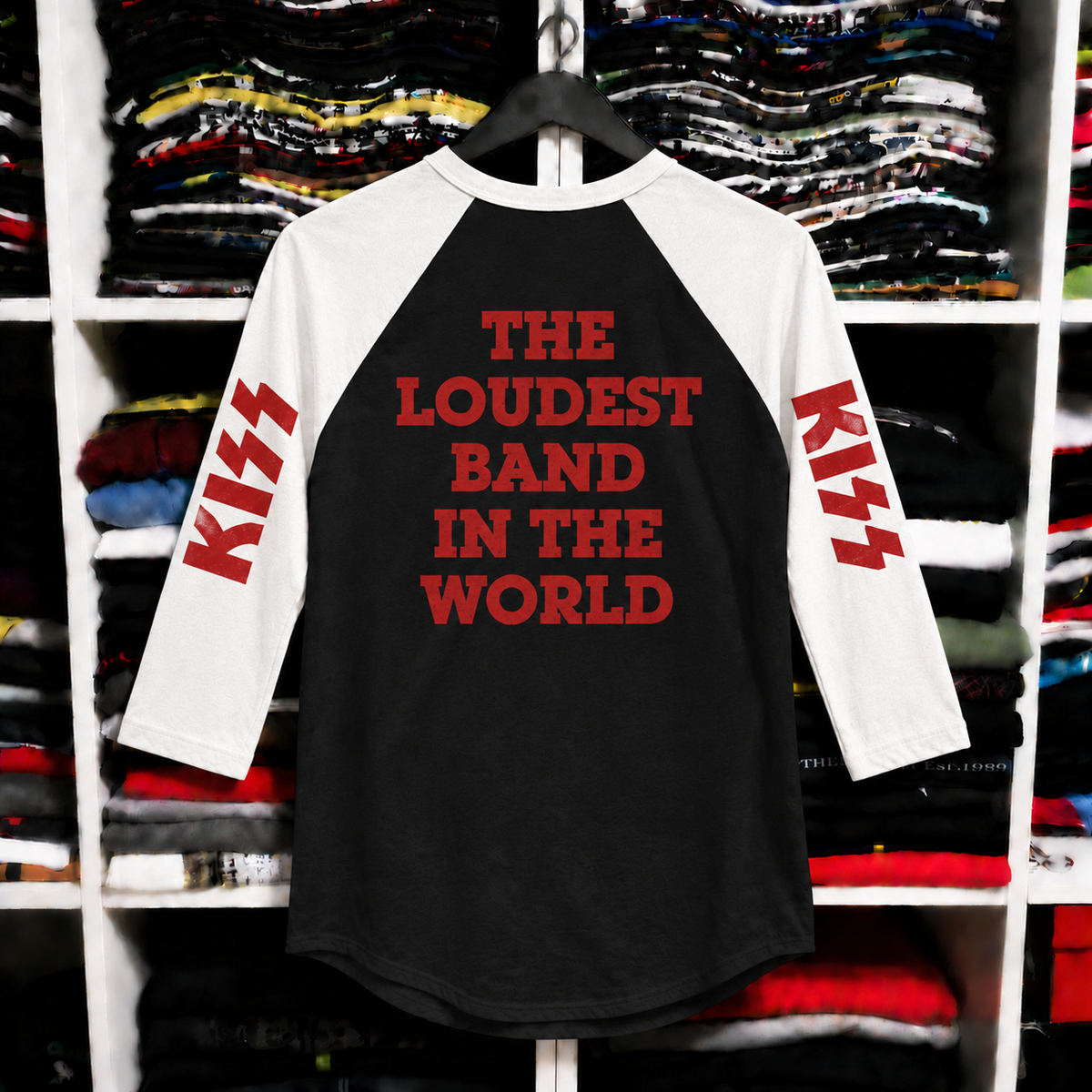 KISS The Loudest Band in the World raglan