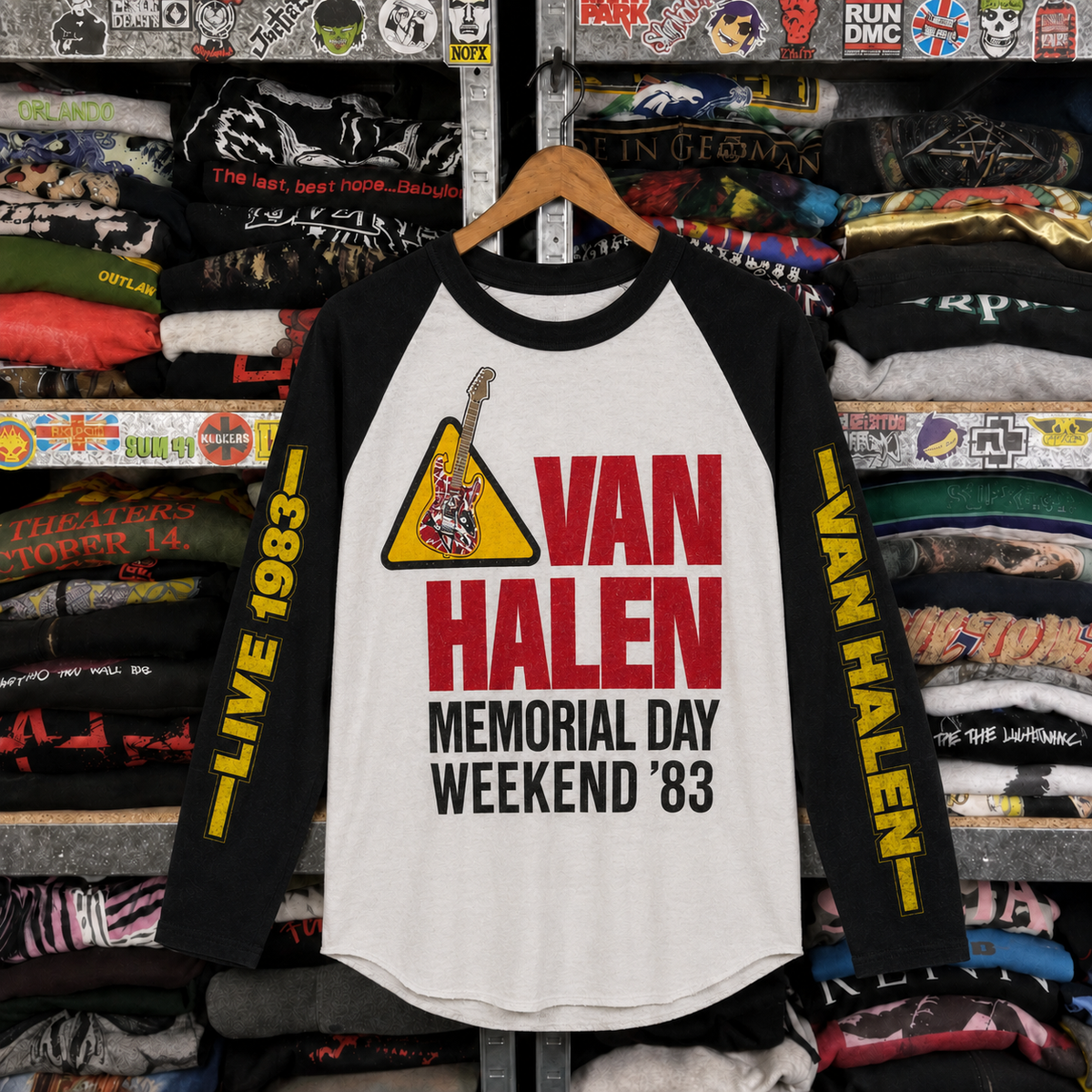 Vintage Van Halen Raglan T-Shirt