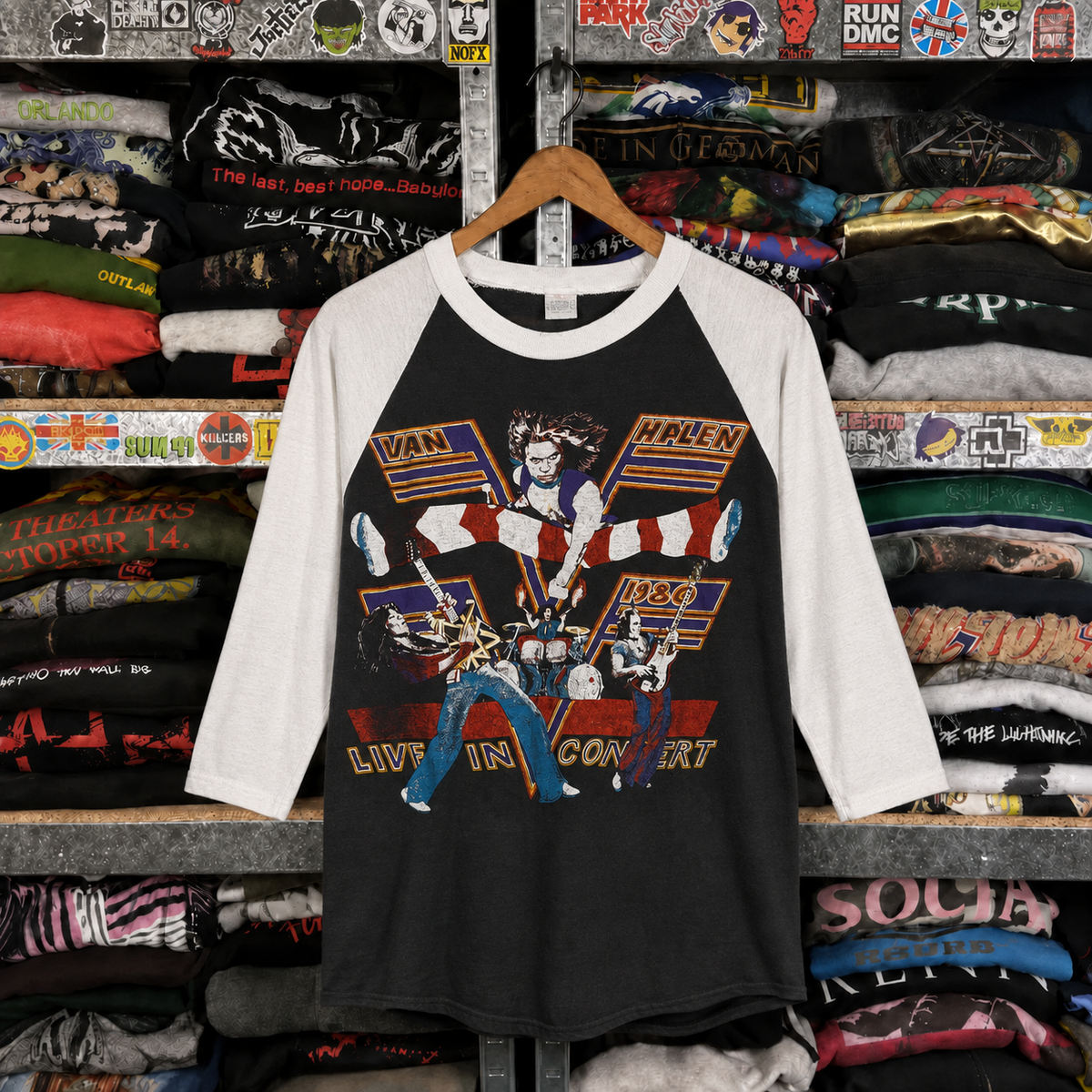 Vintage Van Halen Raglan T-Shirt