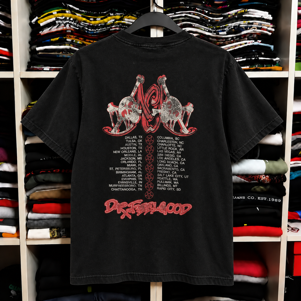 Vintage Mötley Crüe Band Concert T-Shirt