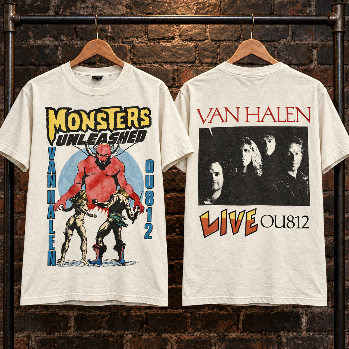 🔥 HOT PICK 🎸 Vintage Monsters of Rock T-Shirt ⚡ Rare Retro Rock Vibes
