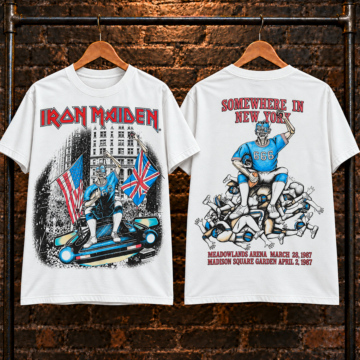 🔥 HOT PICK 🎸 Iron Maiden Tour Tee ⚡ Rare Retro Rock Vibes