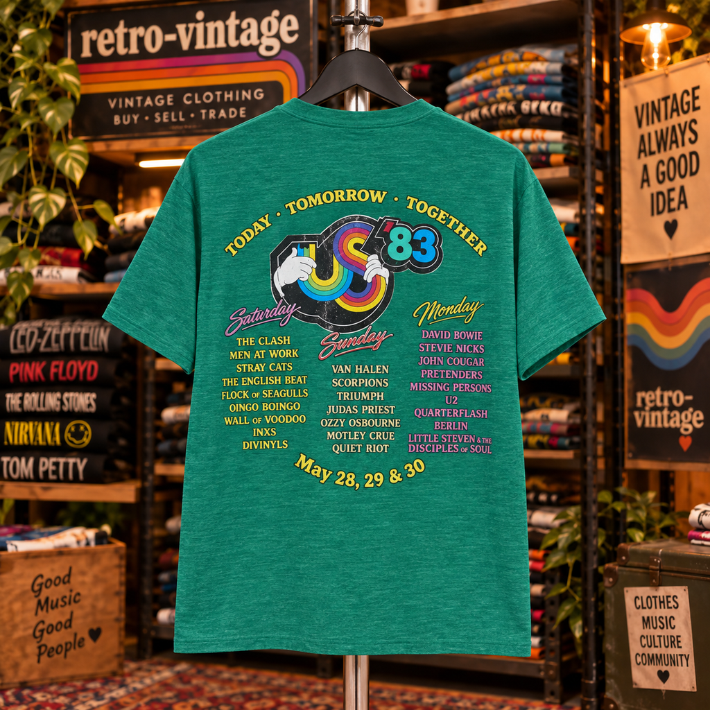 US Festival 1983 F/B Vintage T-Shirt
