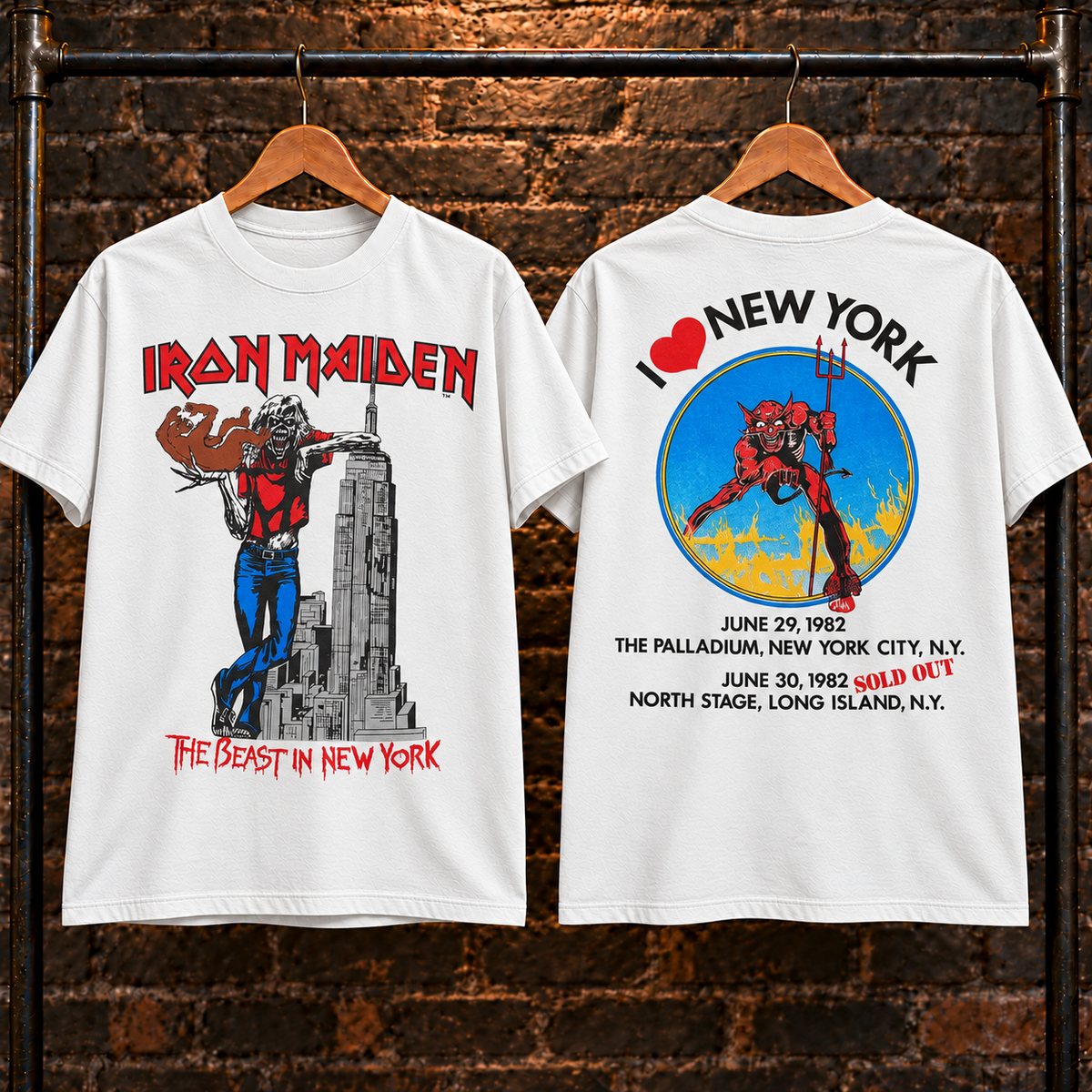 🔥 HOT PICK 🎸 Iron Maiden Tour Tee ⚡ Rare Retro Rock Vibes