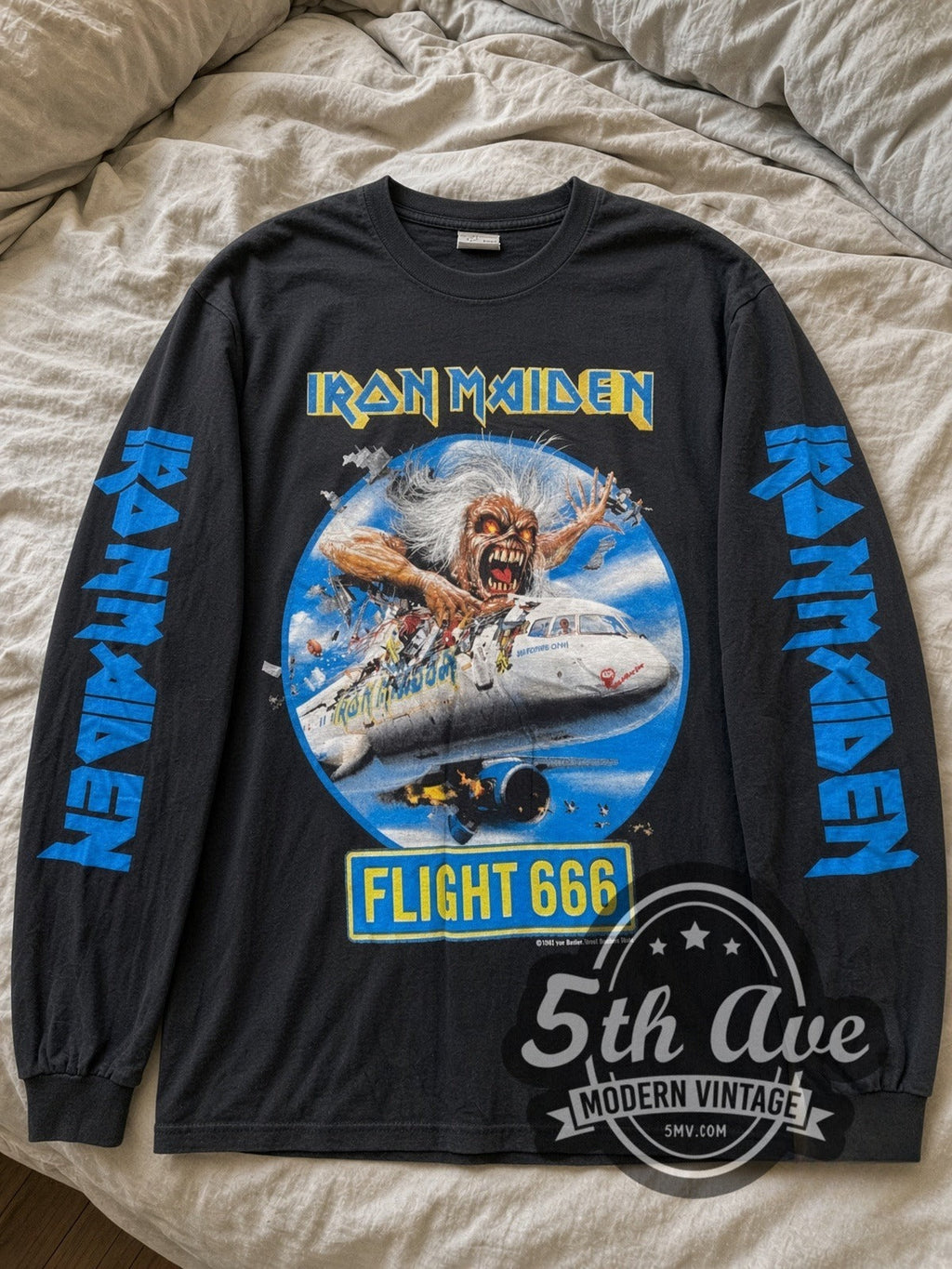 Iron Maiden – Flight 666 – Vintage Band Long Sleeve T-Shirt