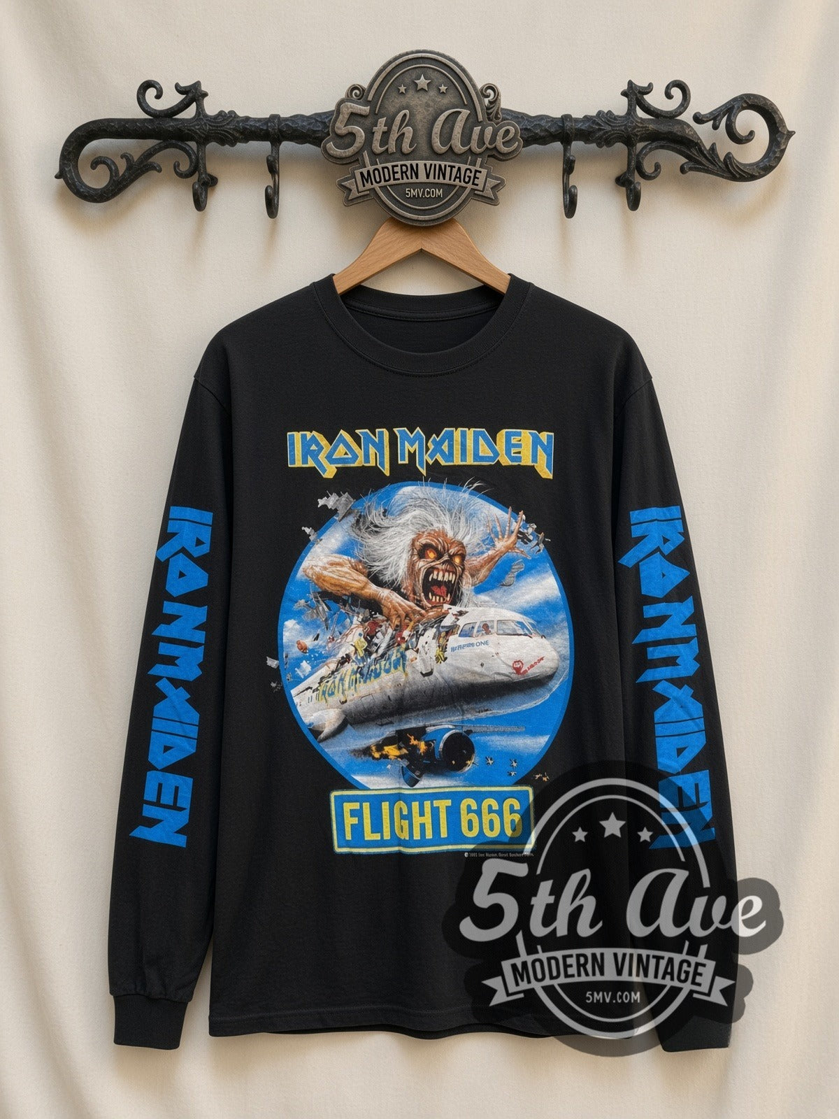 Iron Maiden – Flight 666 – Vintage Band Long Sleeve T-Shirt