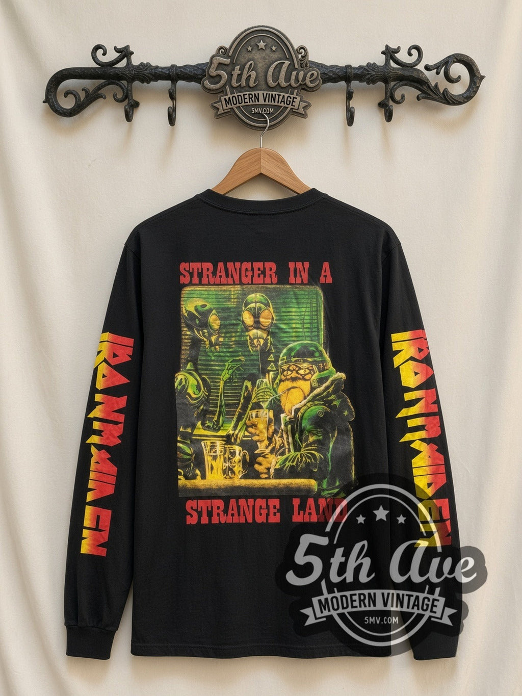 Iron Maiden – Make My Day – Vintage Band Long Sleeve T-Shirt