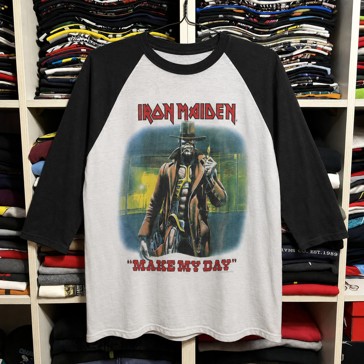 Vintage Iron Maiden Raglan T-Shirt