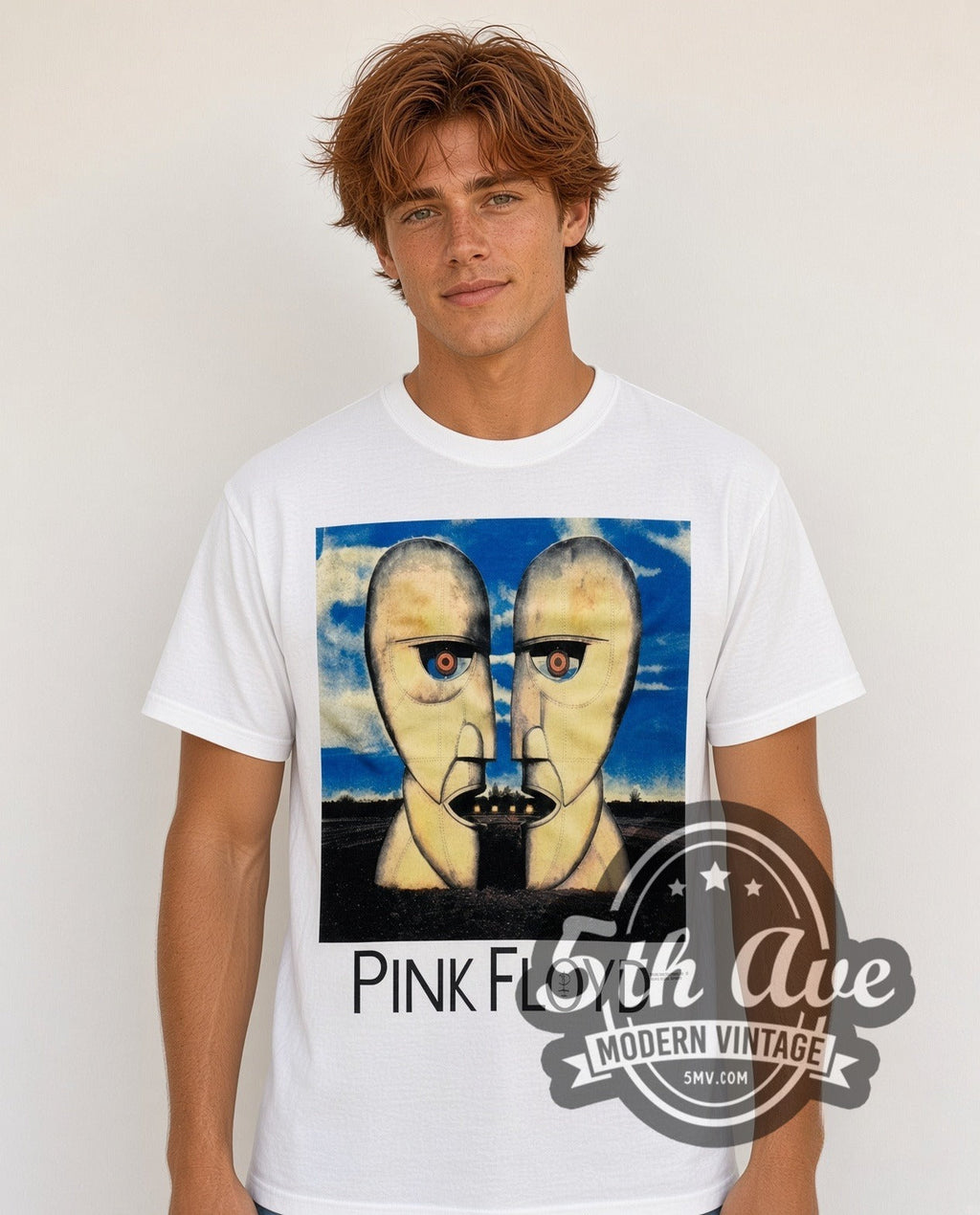Pink Floyd – Division Bell (White) – Vintage Band T-Shirt