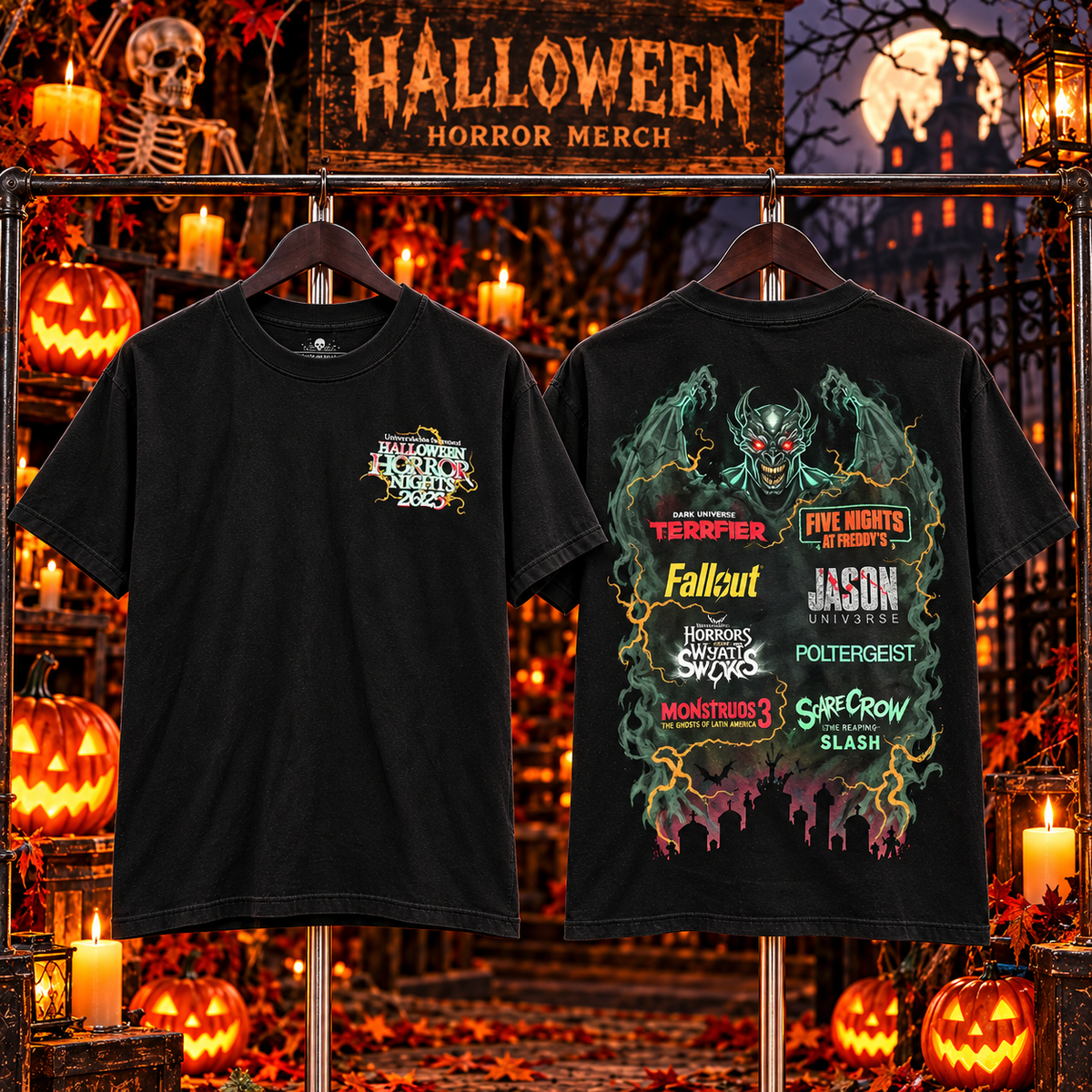 Halloween-themed T-shirt