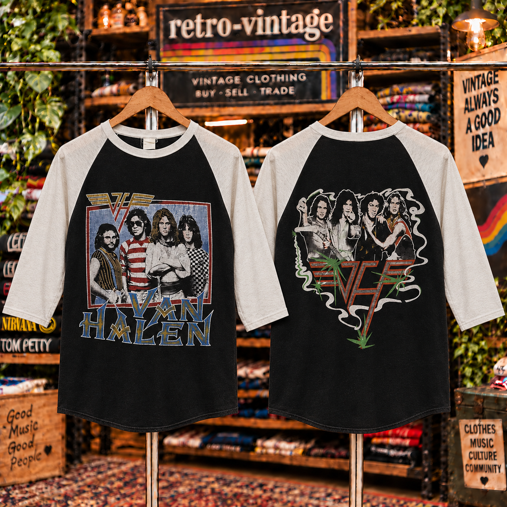Vintage Van Halen Raglan T-Shirt