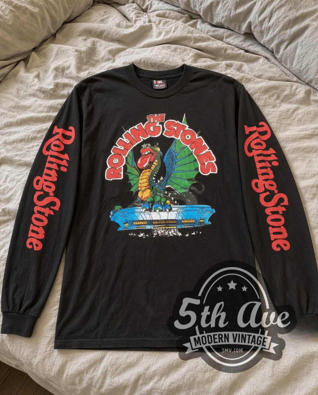 The Rolling Stones – Dragon Stadium – Vintage Band Long Sleeve T-Shirt