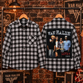 Van Halen Band Upcycled Flannel shirt