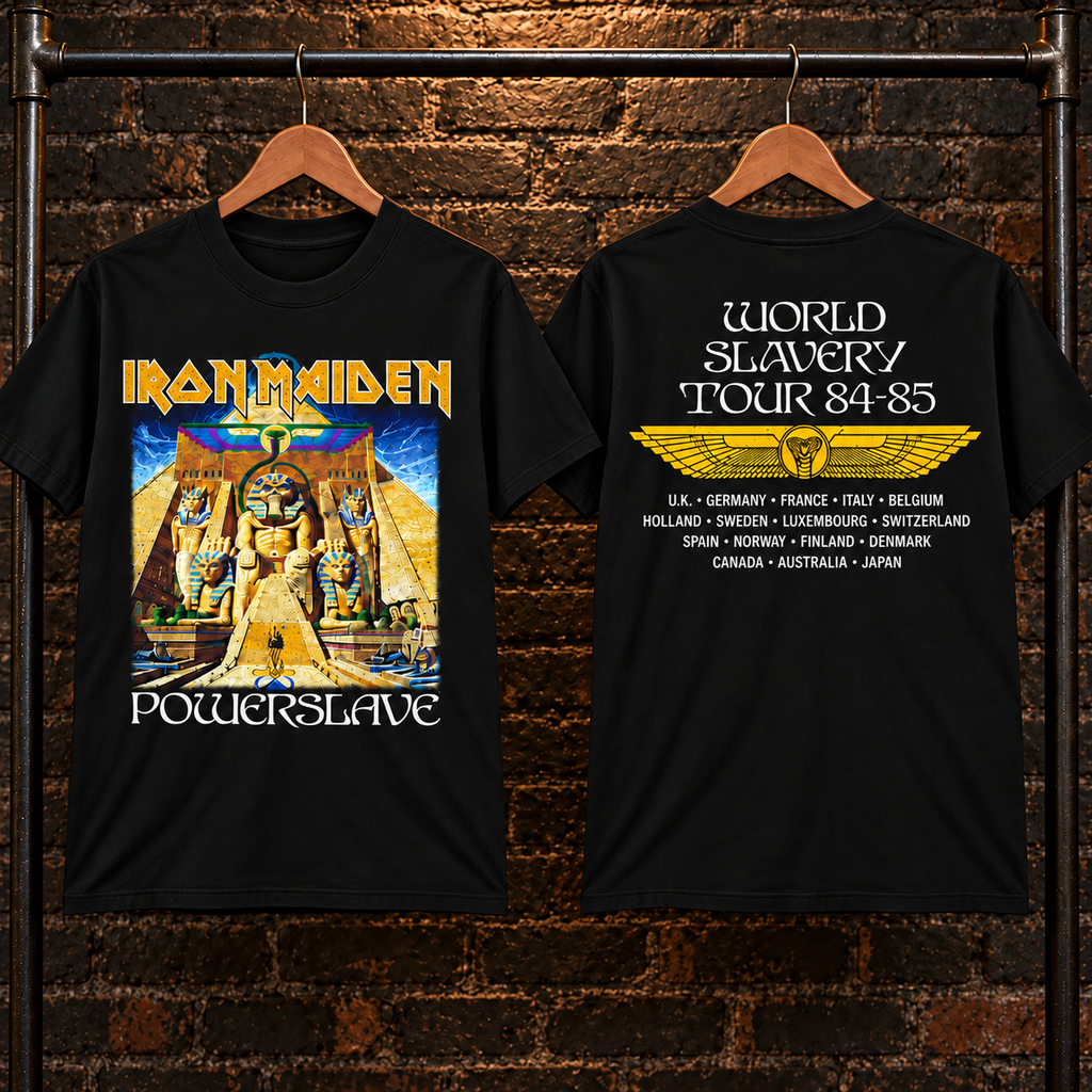 🔥 HOT PICK 🎸 Iron Maiden Tour Tee ⚡ Rare Retro Rock Vibes