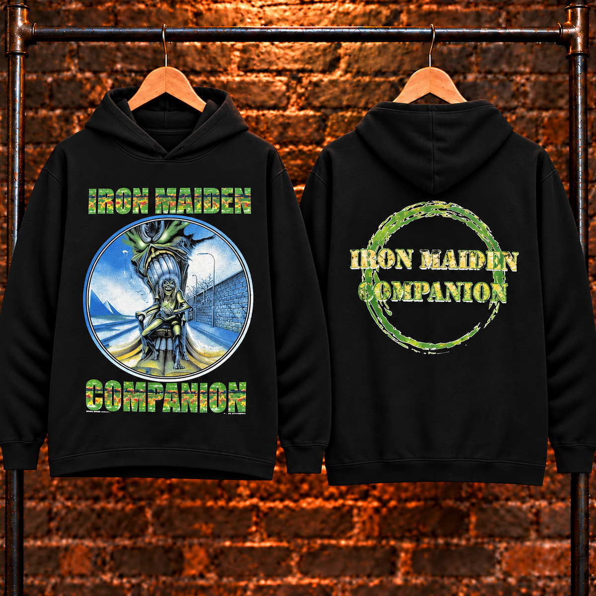 🔥 HOT PICK 🎸 Iron Maiden Hoodie ⚡ Rare Retro Rock Vibes