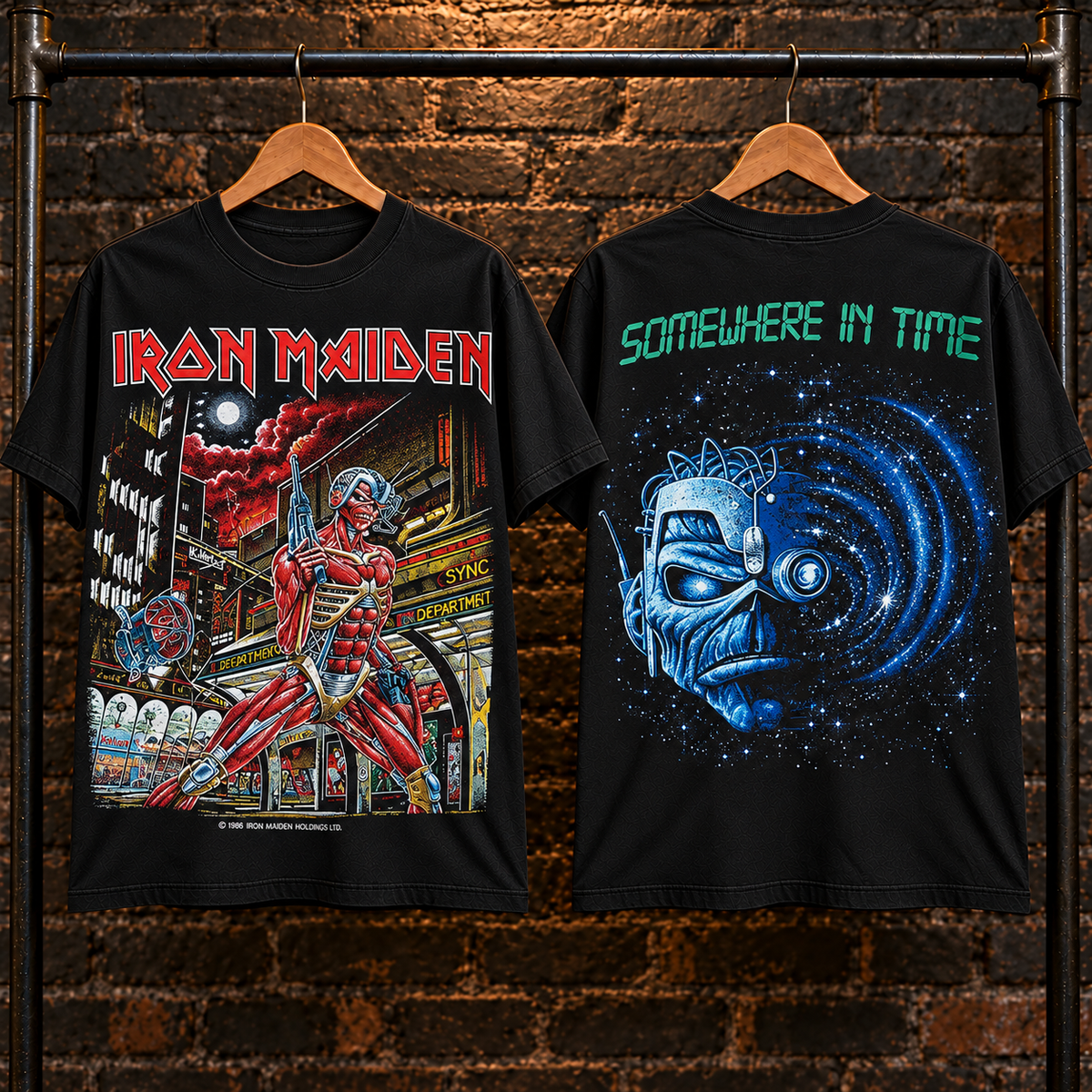 🔥 HOT PICK 🎸 Iron Maiden Tour Tee ⚡ Rare Retro Rock Vibes