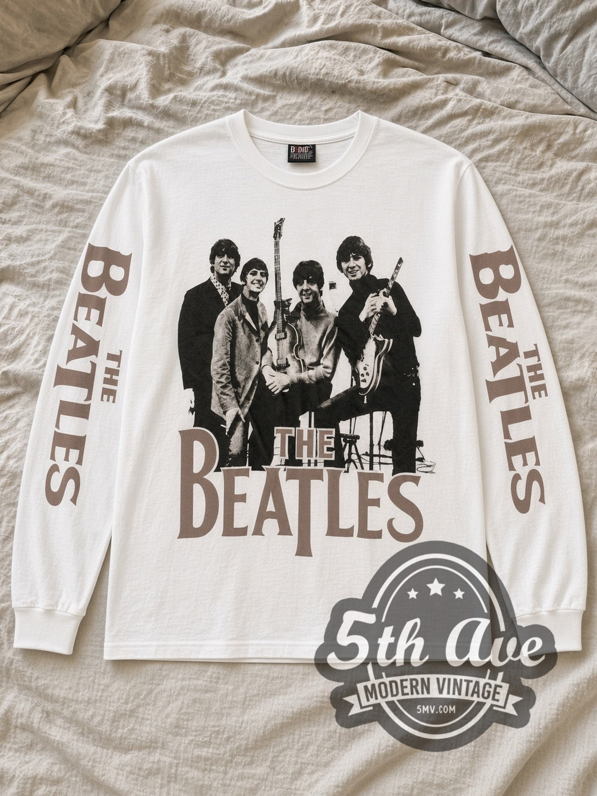 The Beatles – Band Photo – Vintage Band Long Sleeve T-Shirt