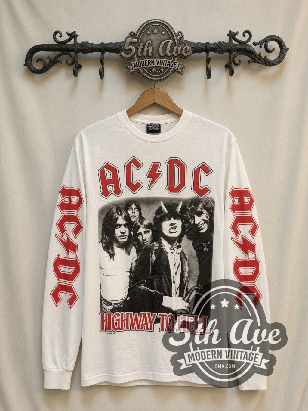 AC/DC – Highway to Hell – Vintage Band Long Sleeve T-Shirt