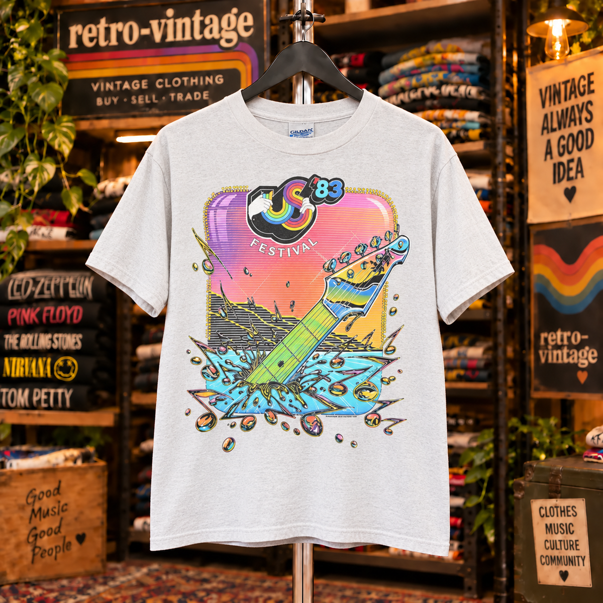 US Festival 1983 F/B Vintage T-Shirt