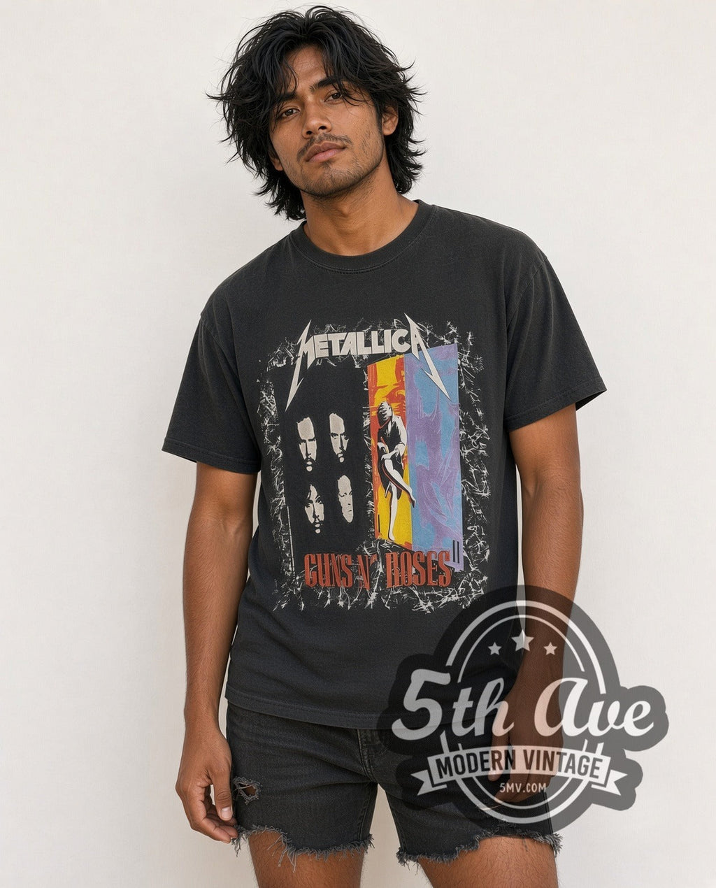 Metallica and Guns N' Roses – Stadium Tour 1992 – Vintage Band T-Shirt