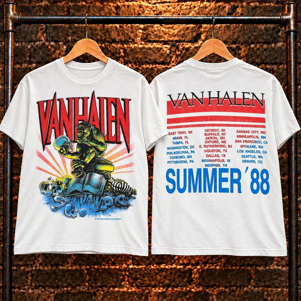 Vintage Van Halen Band Tour T-Shirt