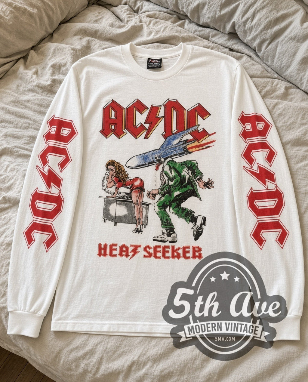 AC/DC – Heatseeker – Vintage Band Long Sleeve T-Shirt