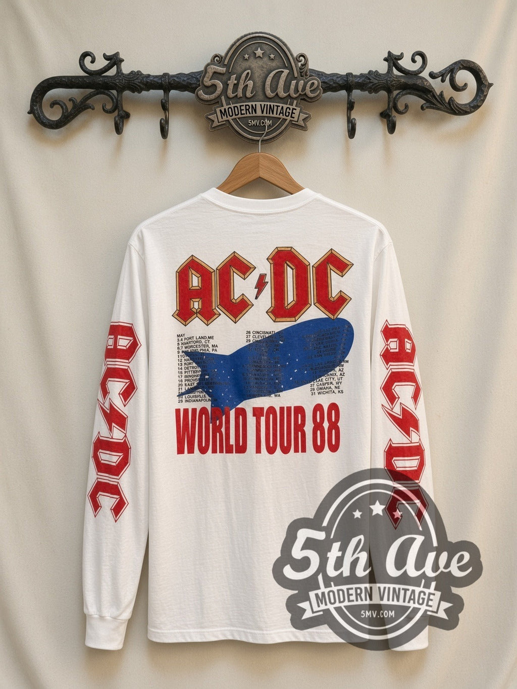 AC/DC – Heatseeker – Vintage Band Long Sleeve T-Shirt