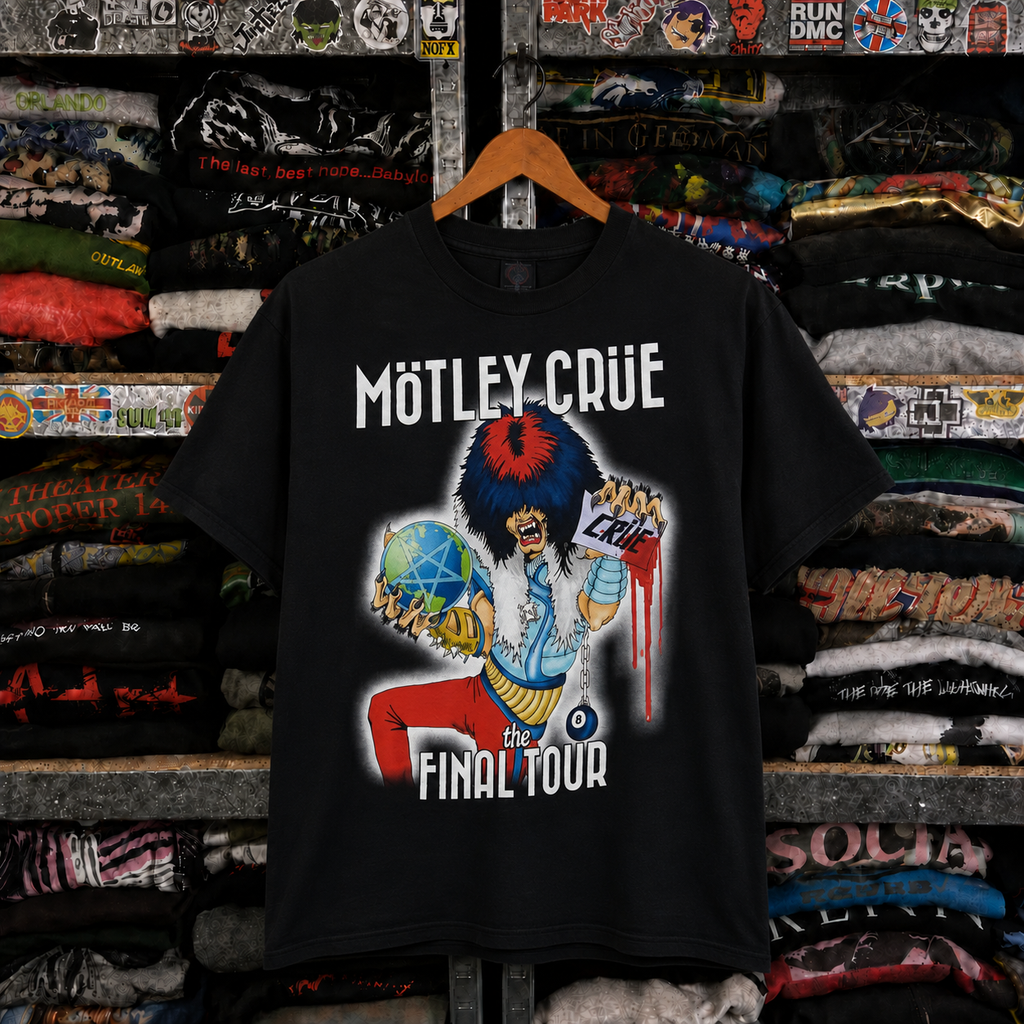 Mötley Crüe Vintage Rare T-Shirt,Nearly Sold Out Collectors Piece