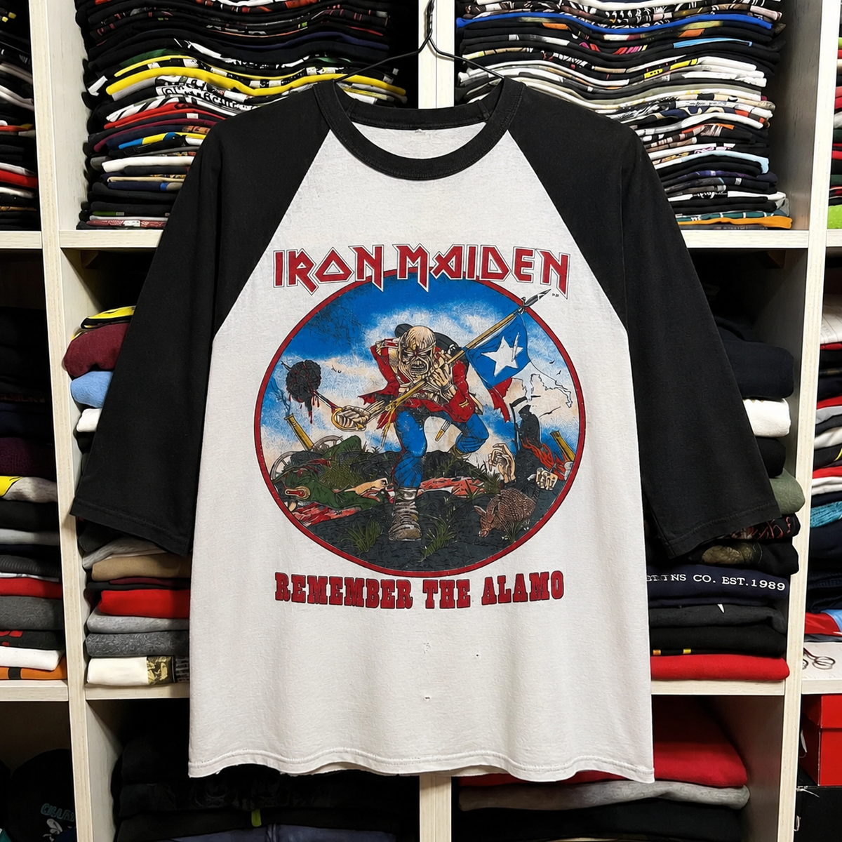 Vintage Iron Maiden Raglan T-Shirt