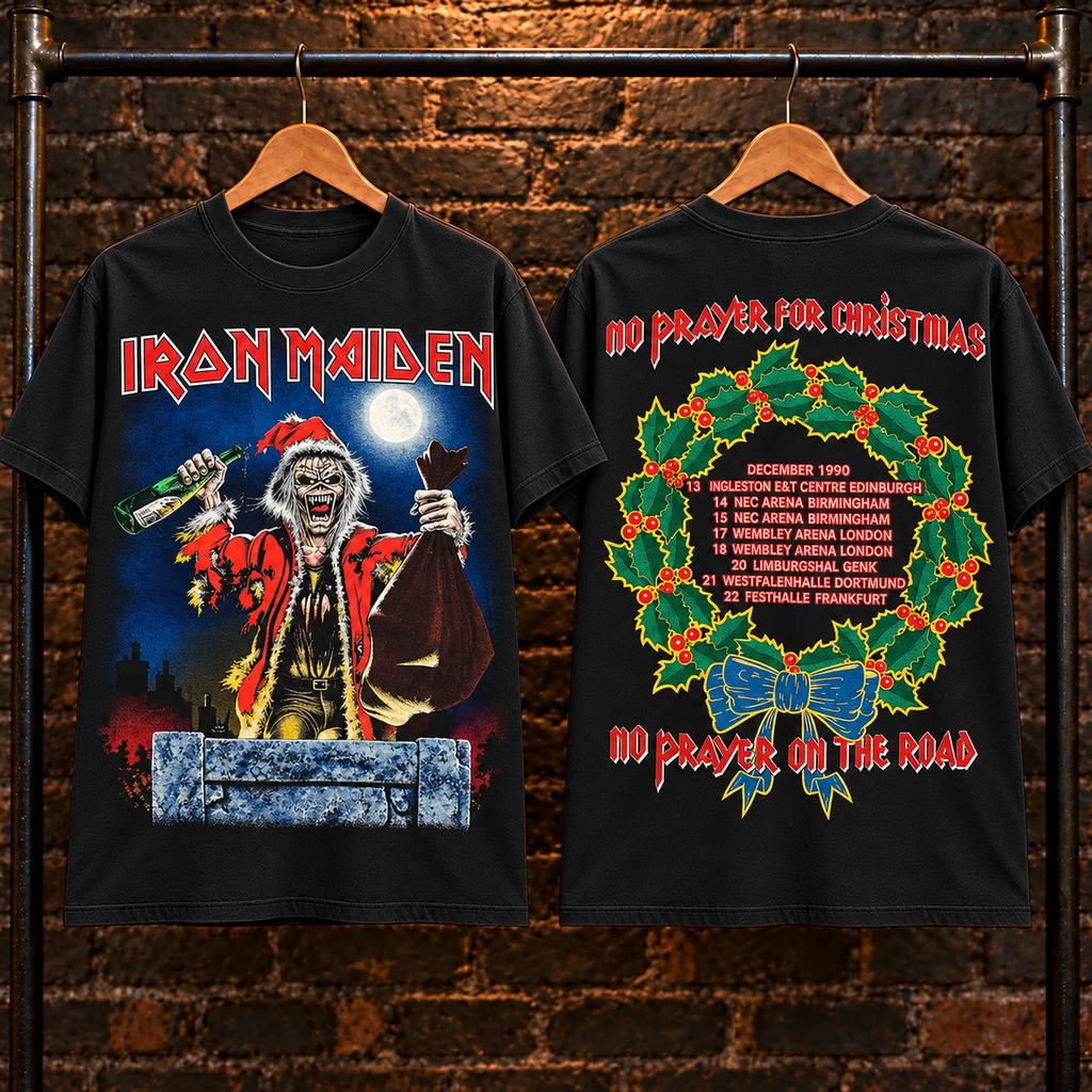 🔥 HOT PICK 🎸 Iron Maiden Tour Tee ⚡ Rare Retro Rock Vibes