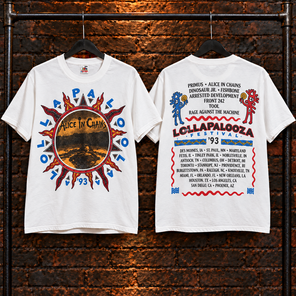 Vintage Lollapalooza Tour T-Shirt
