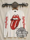 The Rolling Stones – Red Tongue – Vintage Band Long Sleeve T-Shirt