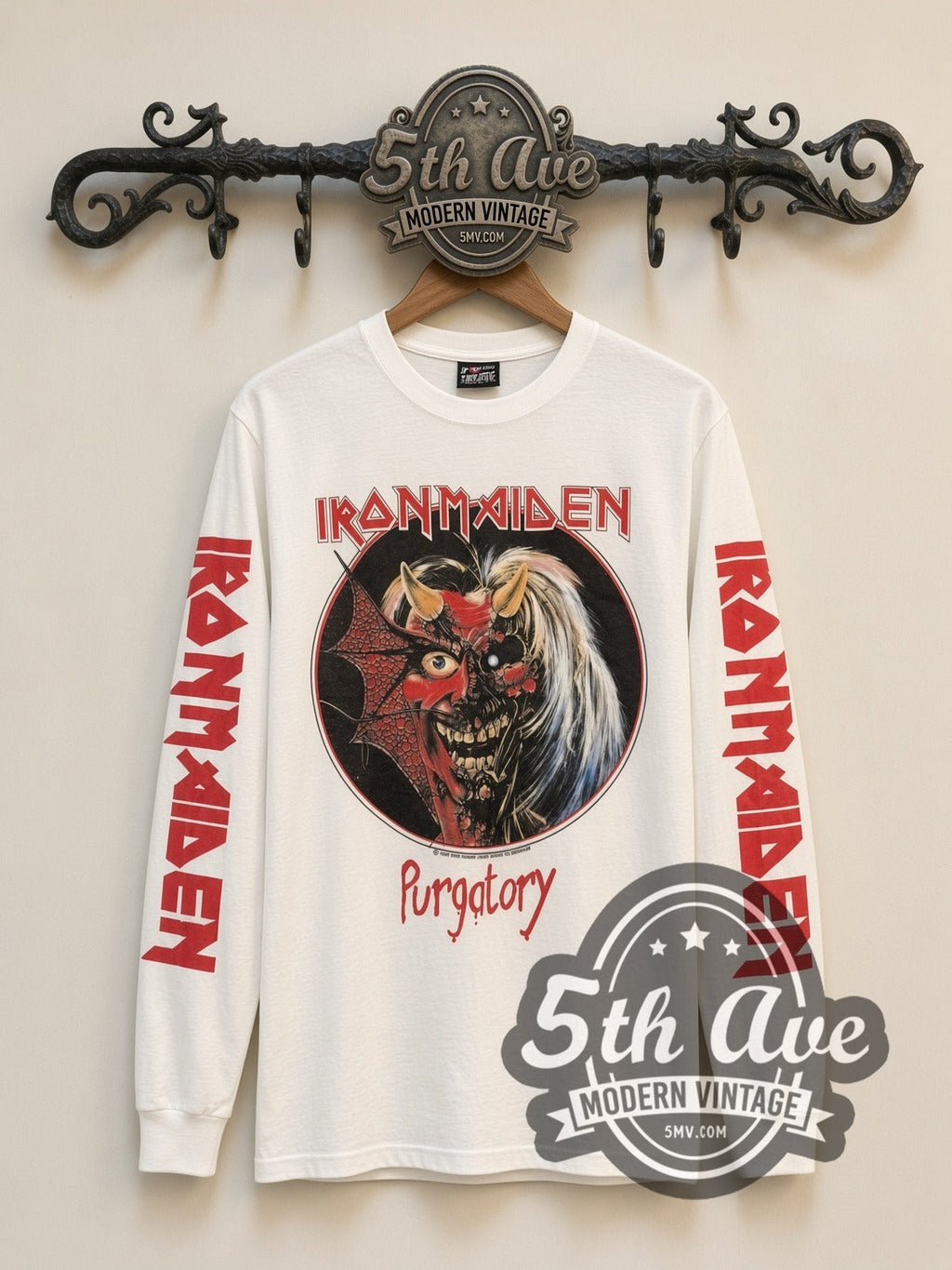 Iron Maiden – Purgatory – Vintage Band Long Sleeve T-Shirt