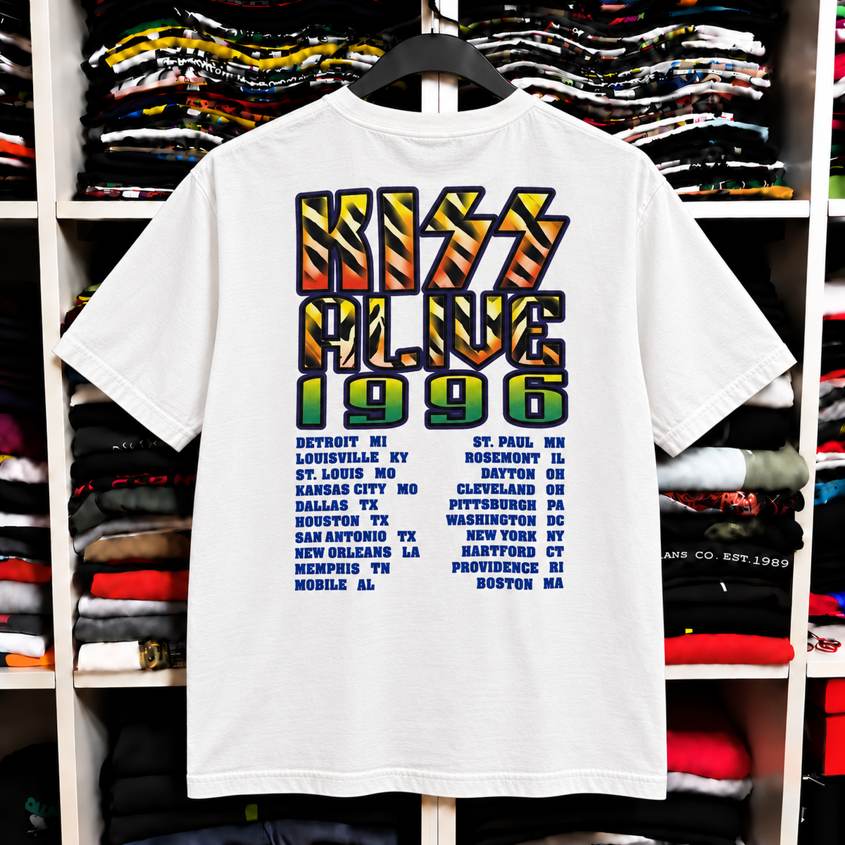 Vintage KISS Band Concert T-Shirt