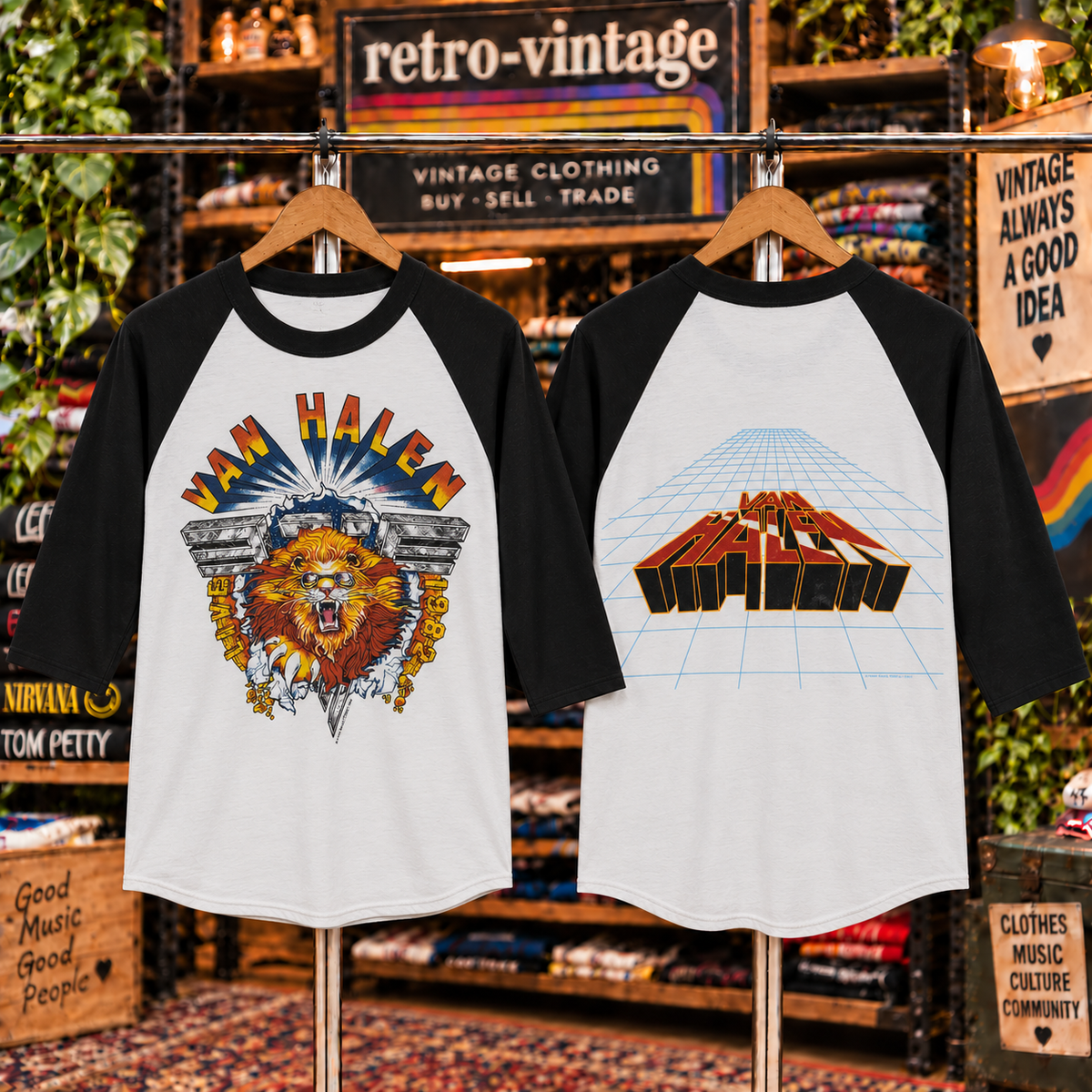 Vintage Van Halen Raglan T-Shirt