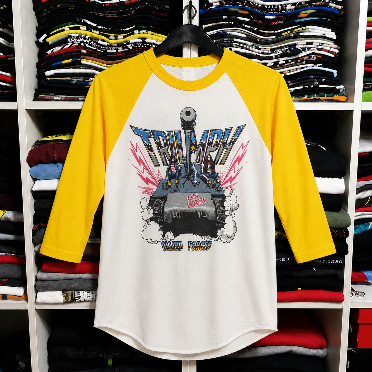 Triumph band raglan t-shirt