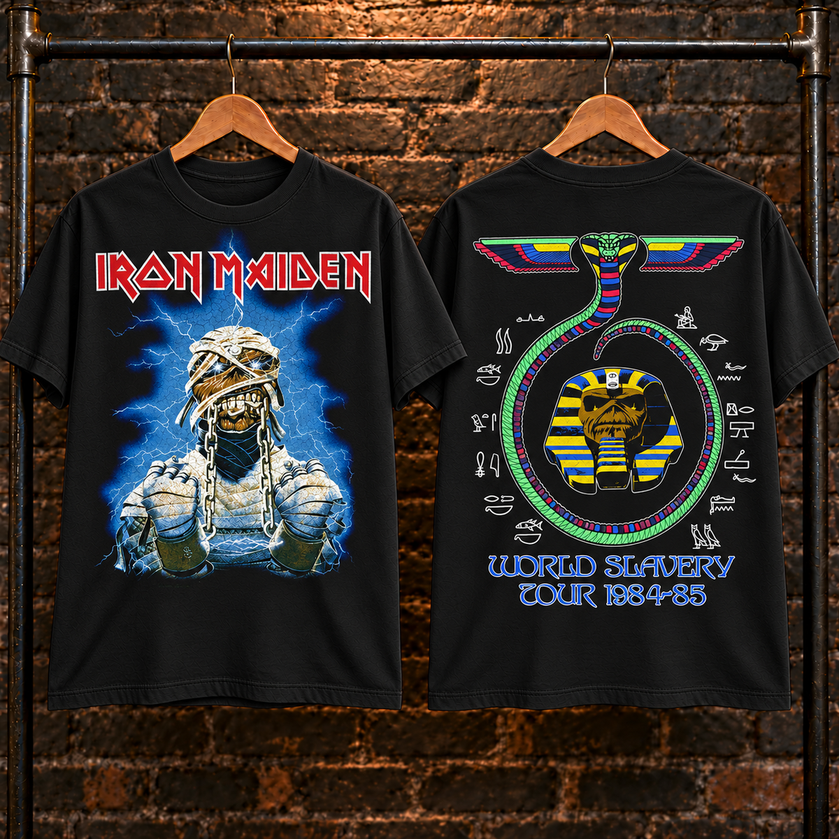 🔥 HOT PICK 🎸 Iron Maiden Tour Tee ⚡ Rare Retro Rock Vibes
