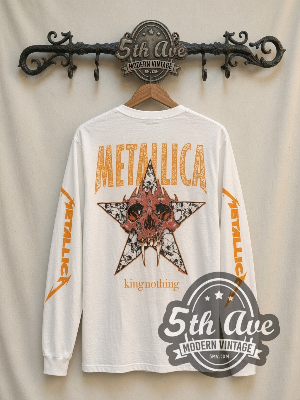 Metallica – Careful What You Wish (White 2) – Vintage Band Long Sleeve T-Shirt