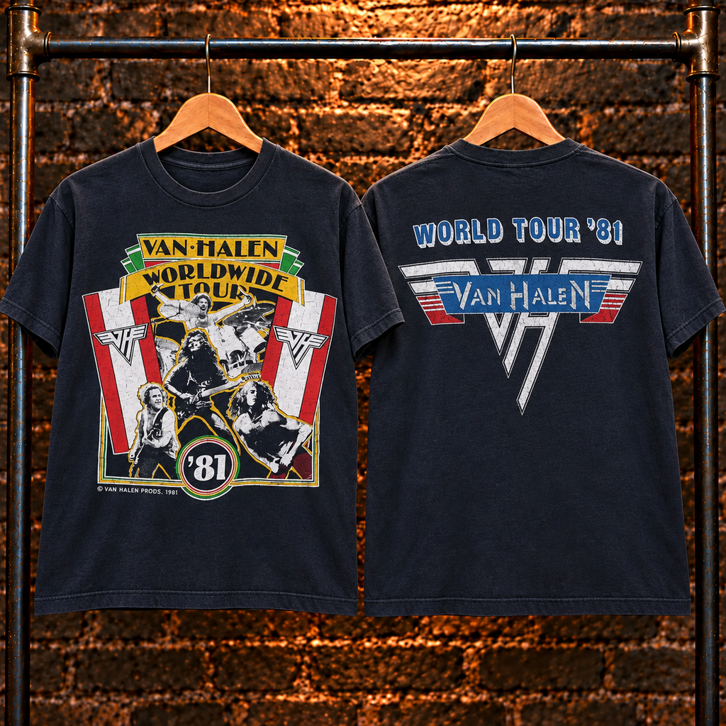 Vintage Van Halen Band Tour T-Shirt