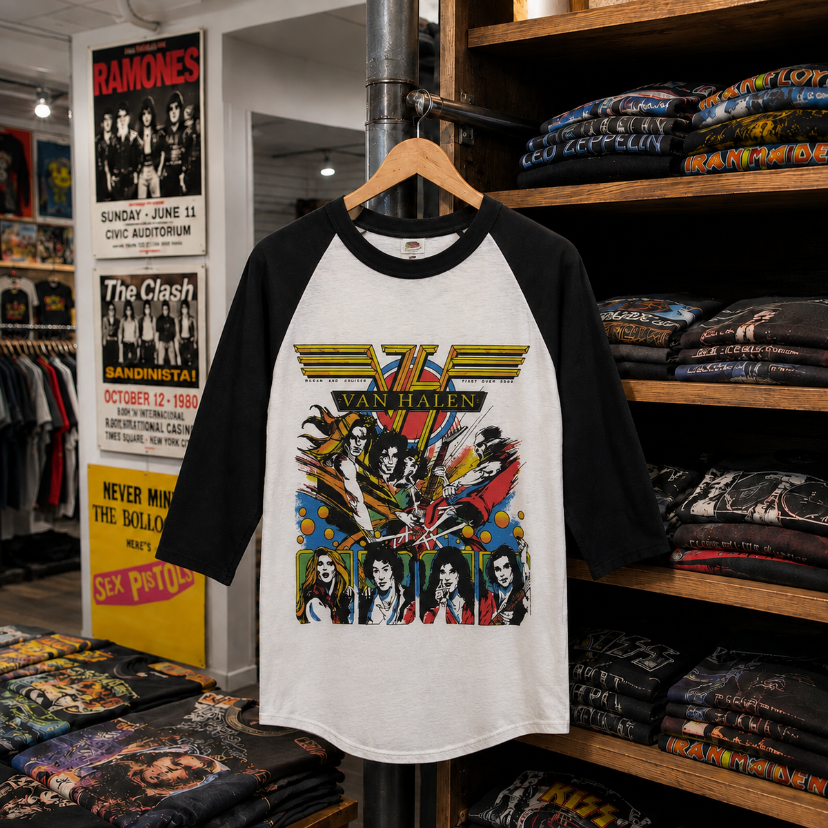 Vintage Van Halen Raglan T-Shirt