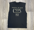 1992 Cannes Film Festival Promo Washed Black Cut Off