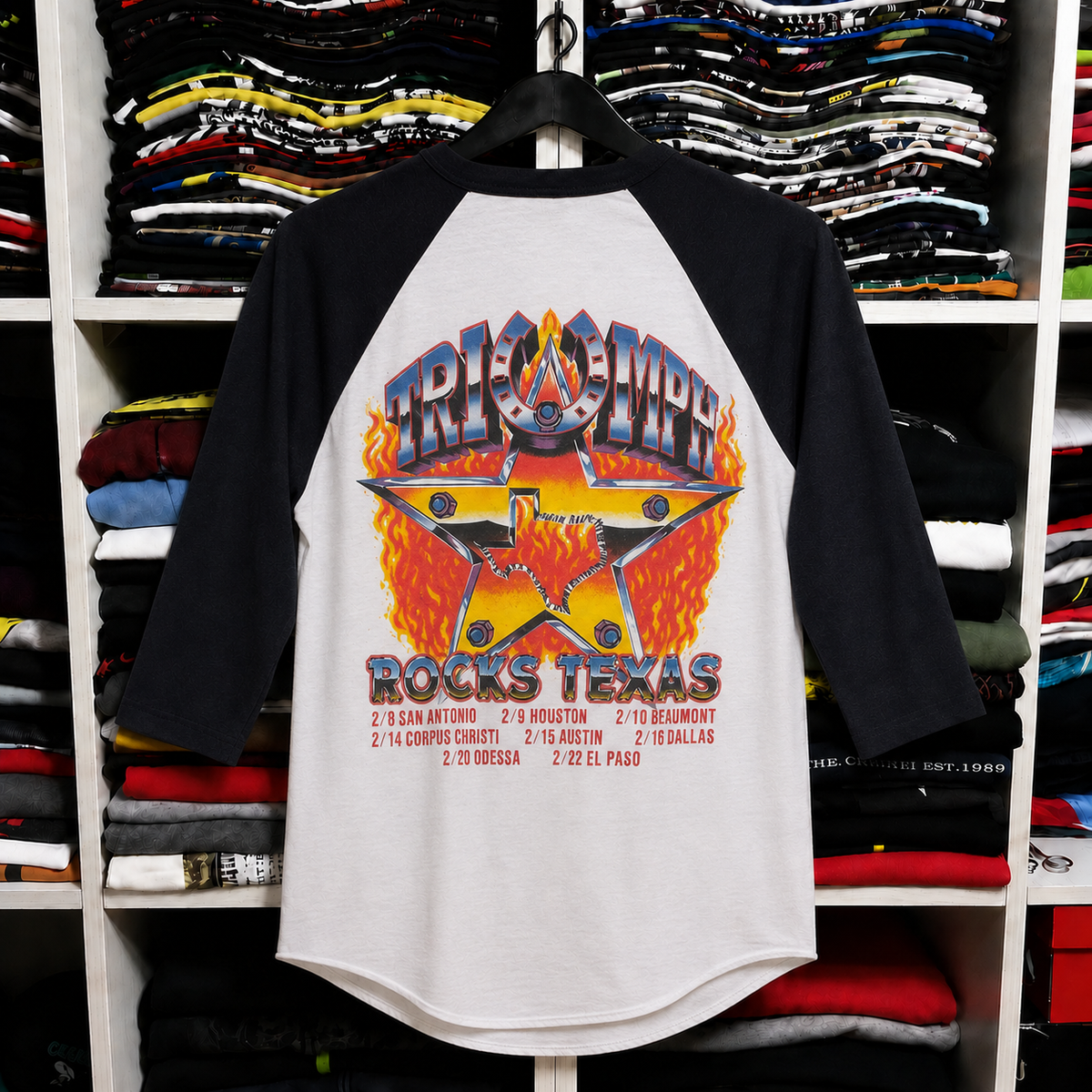 Triumph band raglan t-shirt
