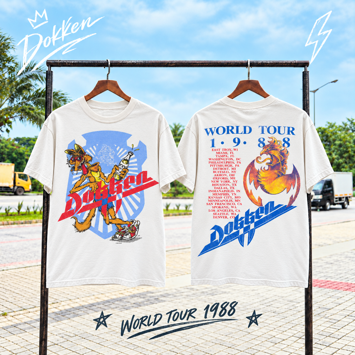 Vintage Dokken Tour T-Shirt