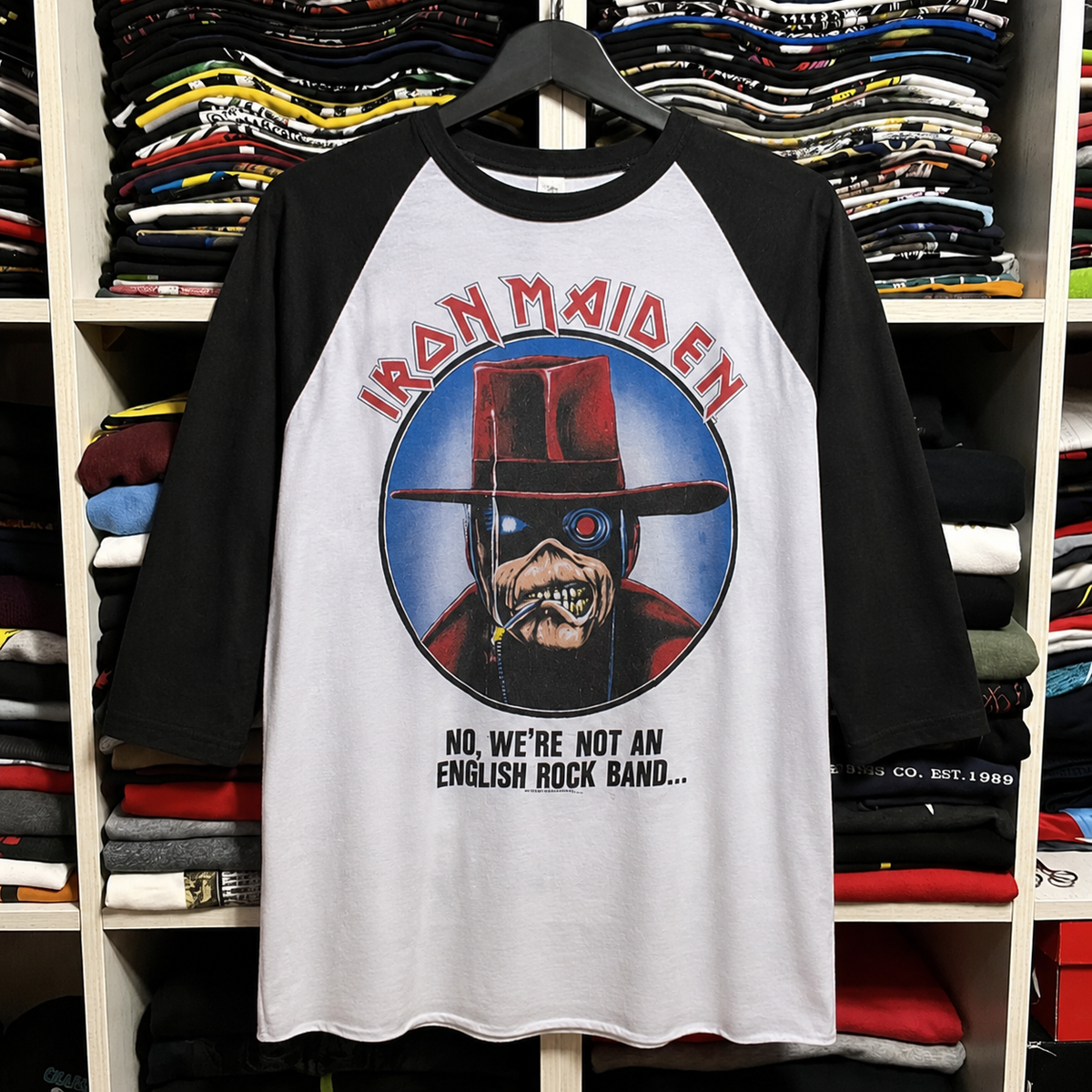Vintage Iron Maiden Raglan T-Shirt