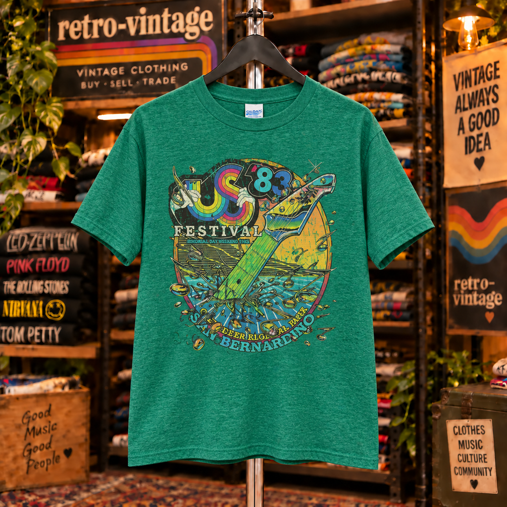US Festival 1983 F/B Vintage T-Shirt